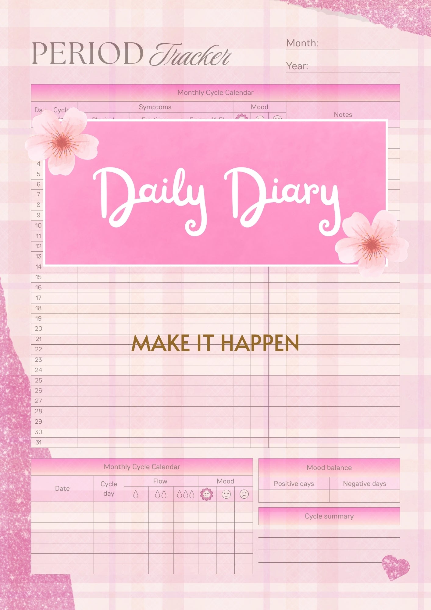 Daily Diary period tracker