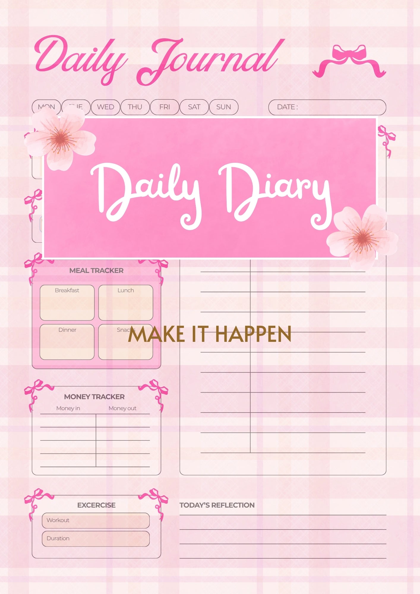 Daily Diary daily journal